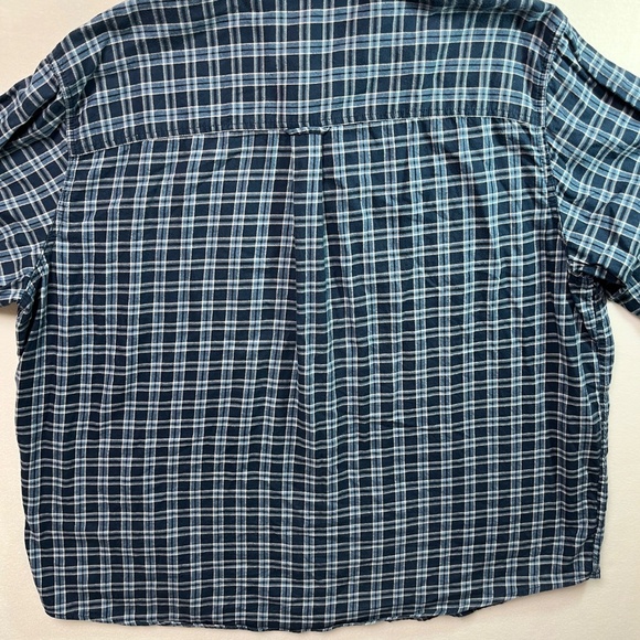 Gander Mountain Guide Series Mens Blue Plaid Button Up Flannel Shirt Size 3XL - Picture 2 of 11